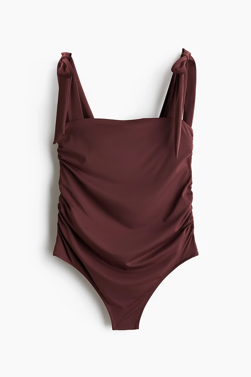 MAMA Bow-strap swimsuit