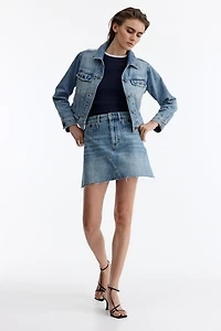 A-Line Denim Skirt