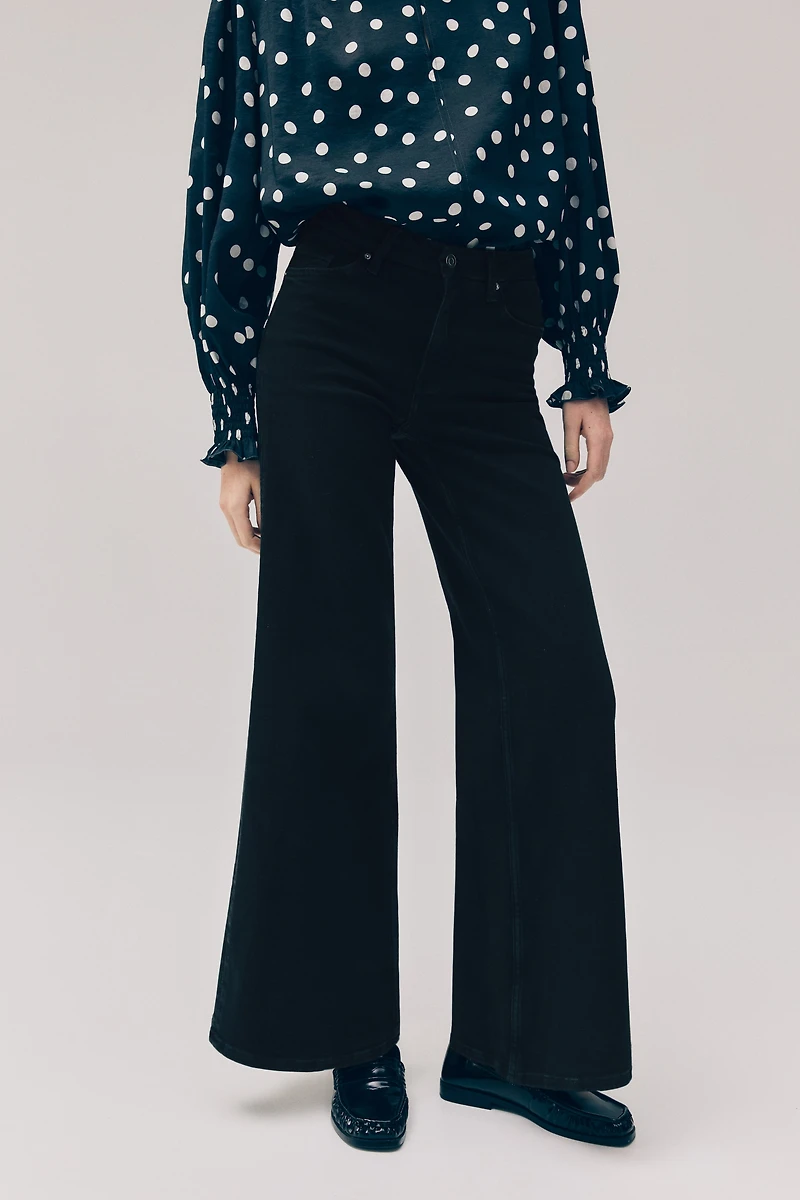 Jean ample taille haute