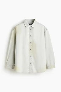 Chemise ample en denim