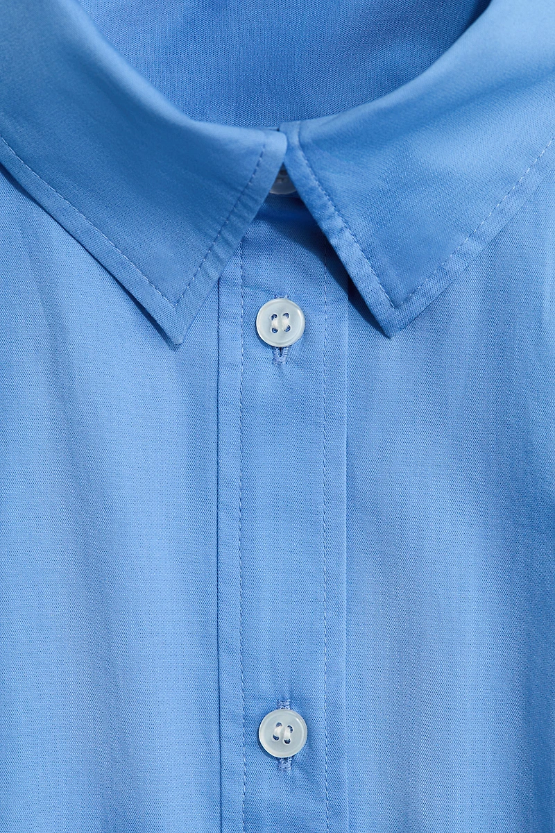 Sleeveless Poplin Shirt