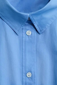 Sleeveless Poplin Shirt