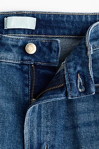 High-Rise Slim Straight Ankle Jeans