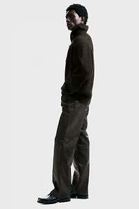 Relaxed-Fit Coated Pants