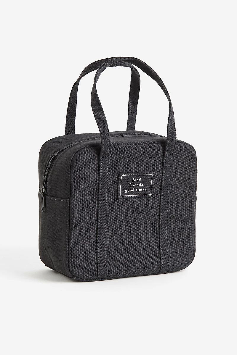 Sac à déjeuner isotherme en toile de coton