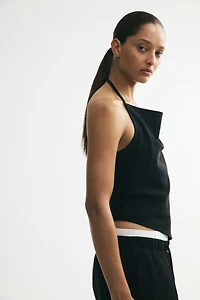 Asymmetric Halterneck Top