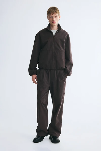 Loose-Fit Pleated Pants