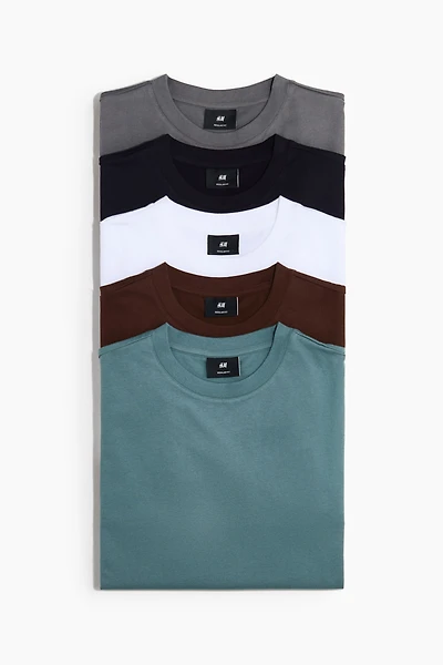 5-pack Regular Fit T-shirts