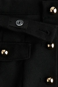 Jupe plissée en flanelle