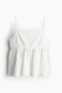 Appliquéd Strappy Top