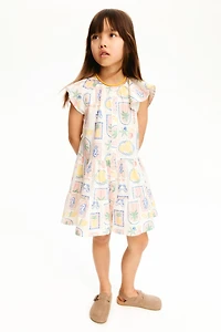 Tiered Seersucker Dress