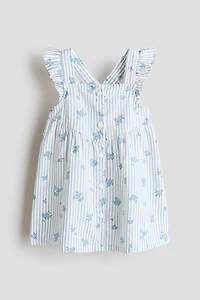 Robe à volant en coton