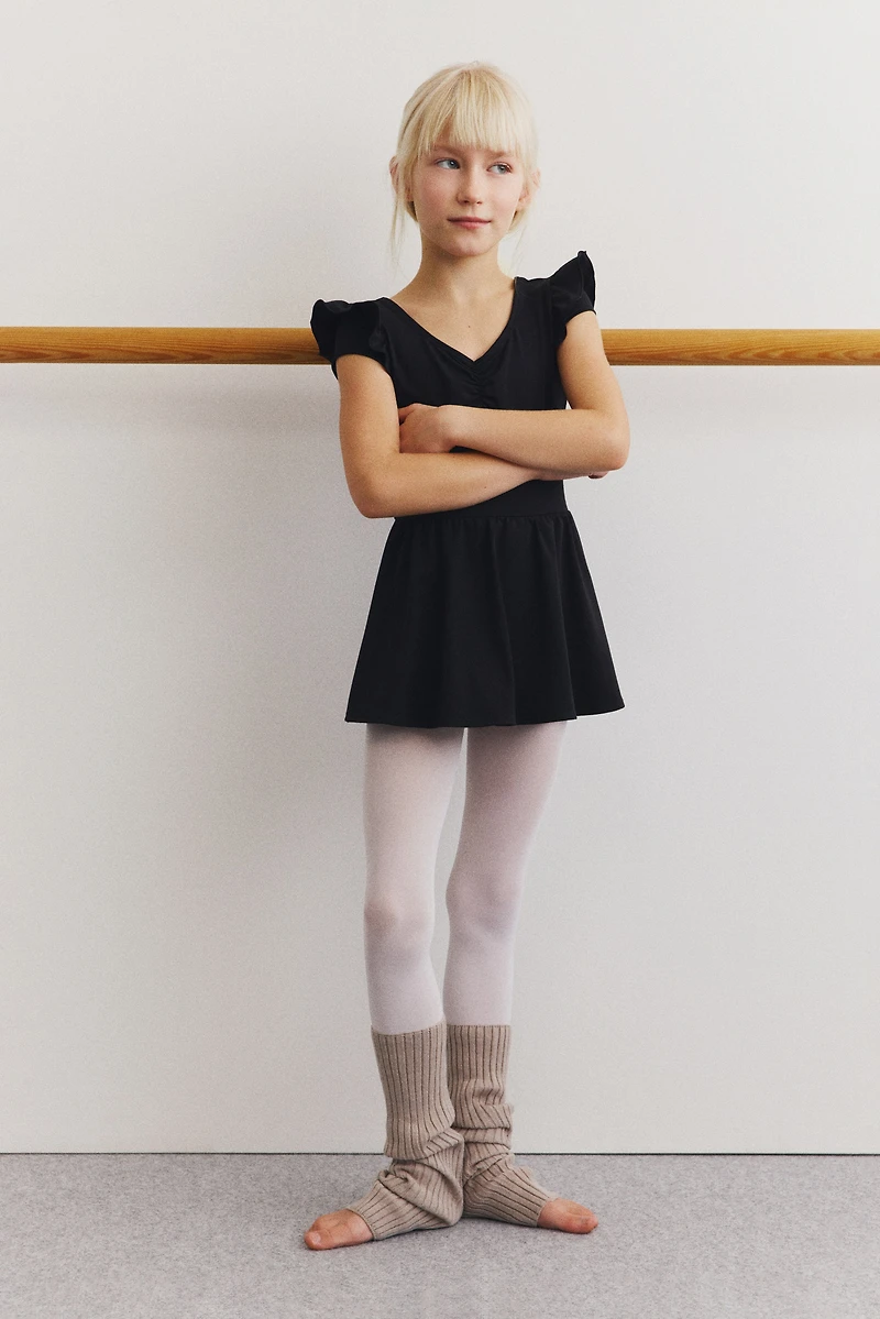 Sports Leotard with Skirt