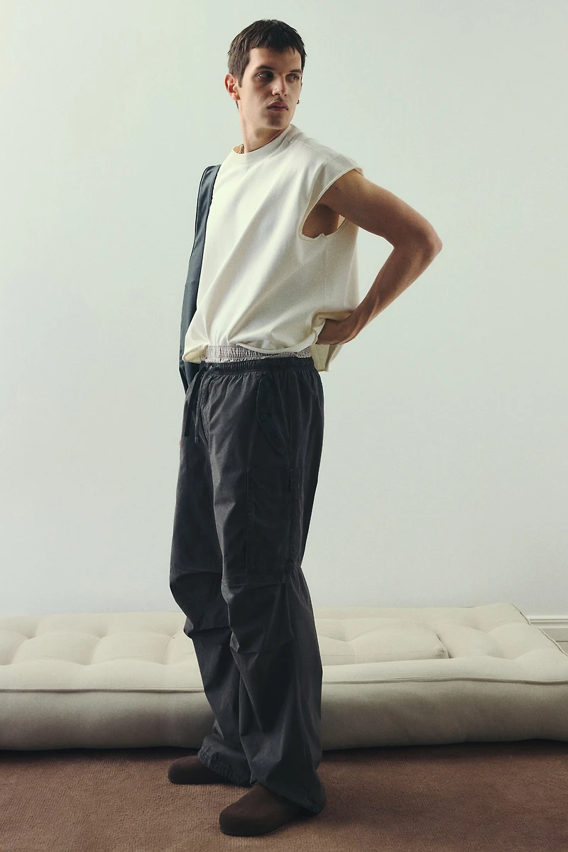 Loose-Fit Parachute Pants