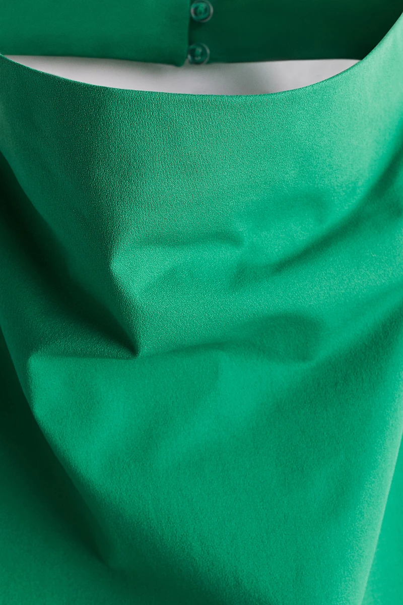 Draped Halterneck Top