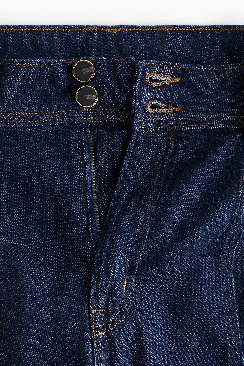 Jean large taille haute