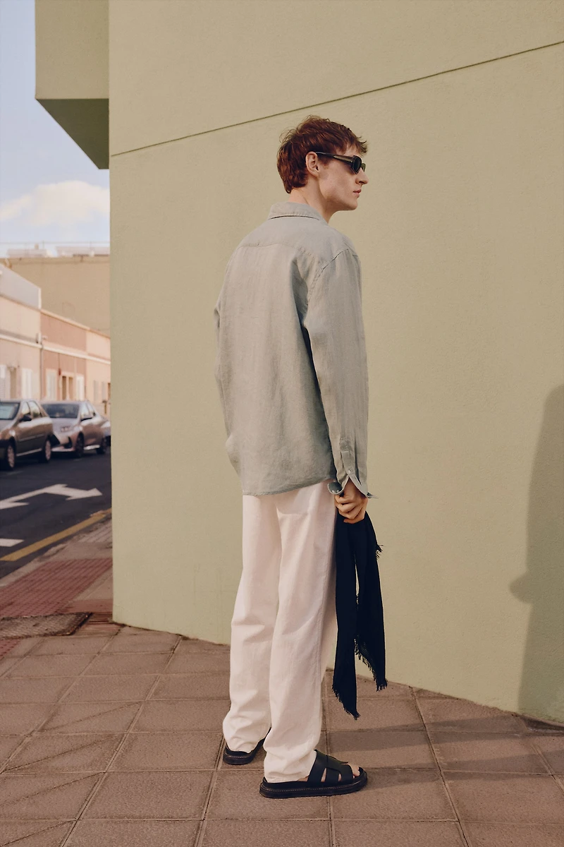 Regular-Fit Linen Shirt