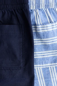 2-Pack Linen-Blend Shorts