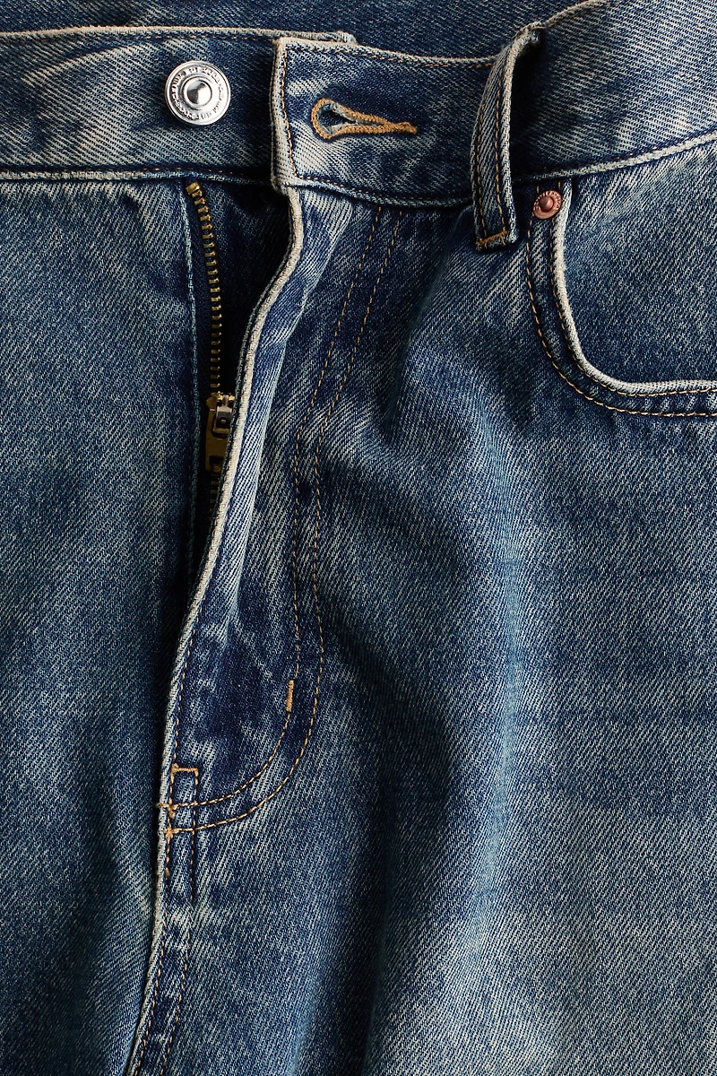 Barrel Regular Waist Jeans