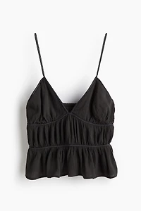 Braid-Detail Strappy Top
