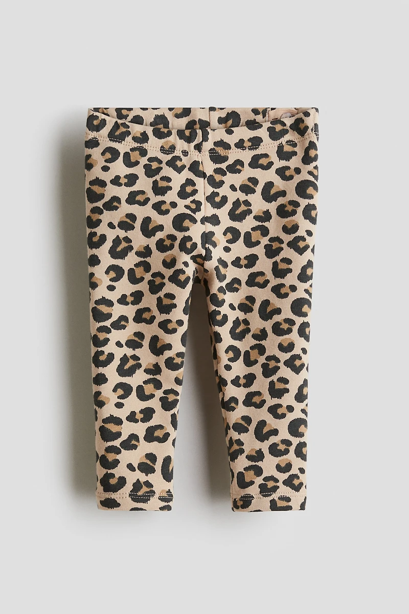 Printed Brushed-Inside Leggings
