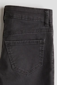 Wide-Leg Twill Pants