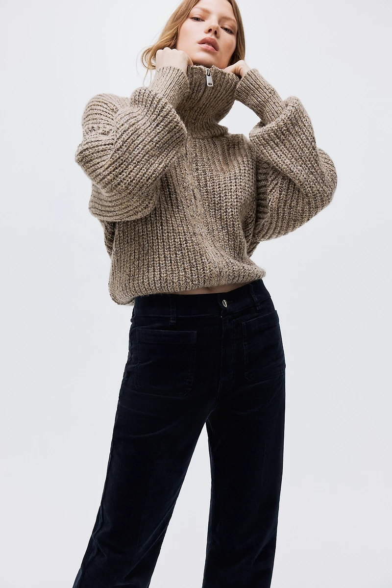 Flared Corduroy Pants