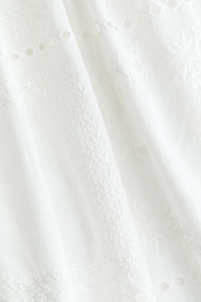 Eyelet-Embroidered Dress