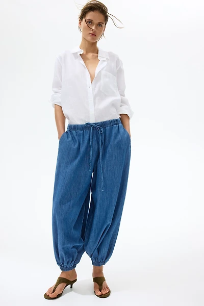 Pantalon ballon en denim