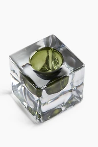 Small Glass Candlestick