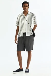 Loose-Fit Cotton Shorts