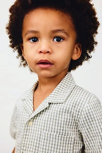 2-Piece Cotton Seersucker Set