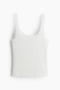 Lace-Trimmed Tank Top