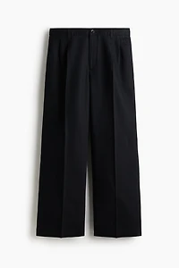 Loose-Fit Linen-Blend Pants