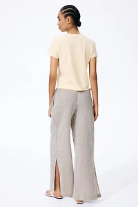 Drawstring-Detail Muslin Pants