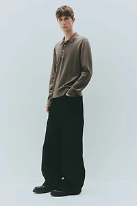 Polo coupe classique en fin tricot