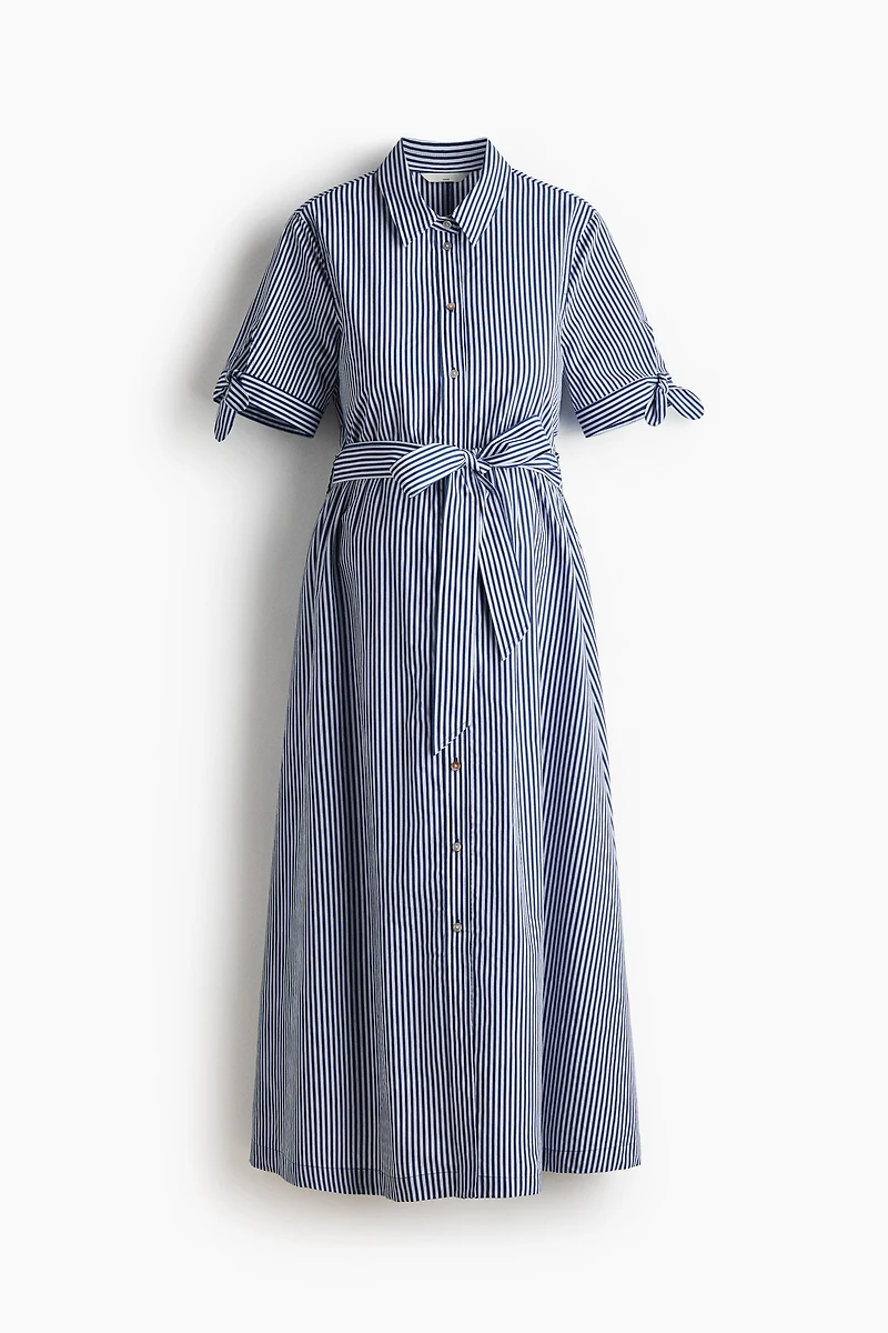 MAMA Short-Sleeved Shirt Dress