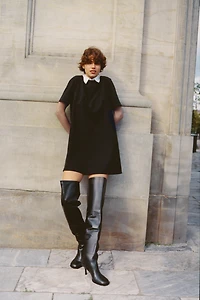 Robe avec col