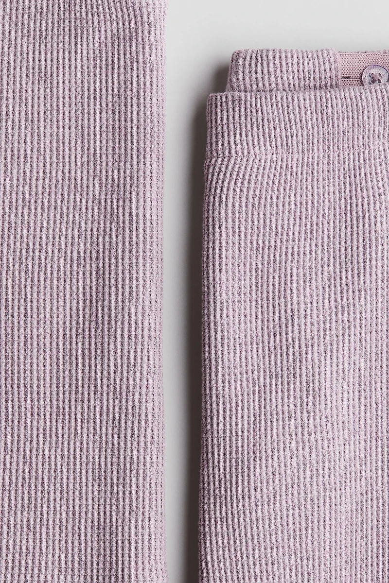 2-Piece Waffled Cotton Set