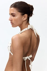 Push-Up Triangle Bikini Top