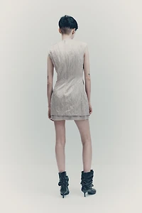 Jacquard-Weave Dress
