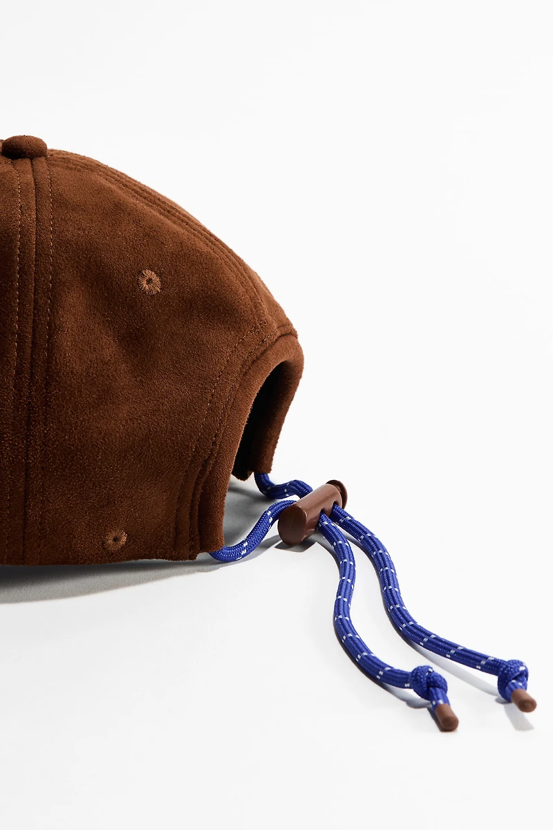 Drawstring-Detail Cap