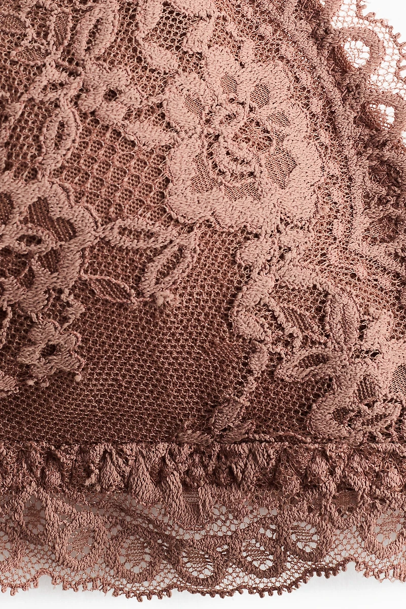 Padded Soft-Cup Lace Bra