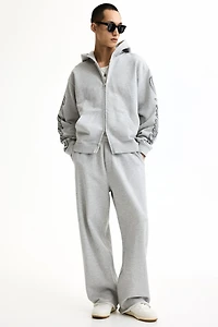 Oversized Printed Cotton Sweatpants
