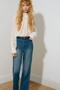 Straight High Waist Jeans
