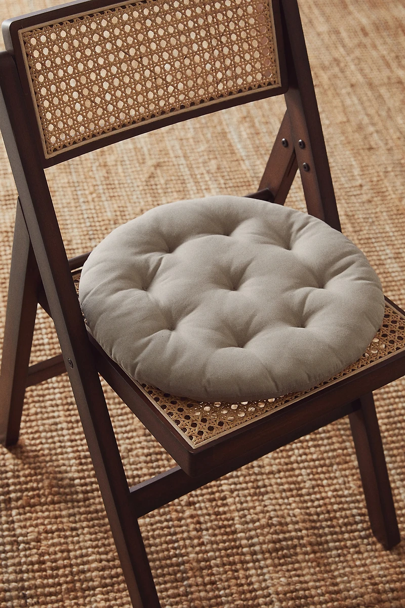 Lot de 2 coussins chaise rondes