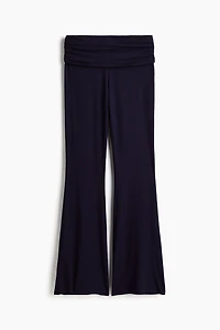 Pantalon de yoga froncé