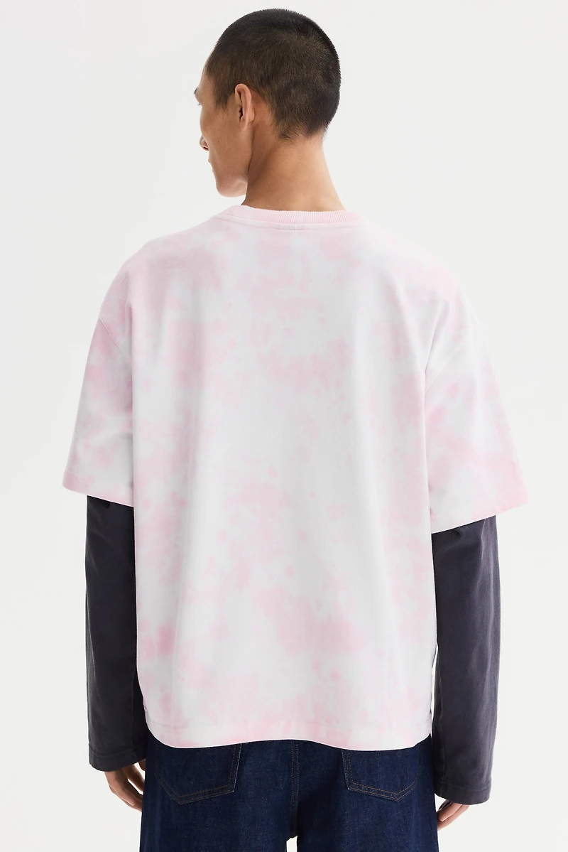 Oversized Heat Reactive Printed T-Shirt