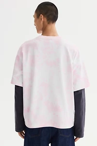 Oversized Heat Reactive Printed T-Shirt