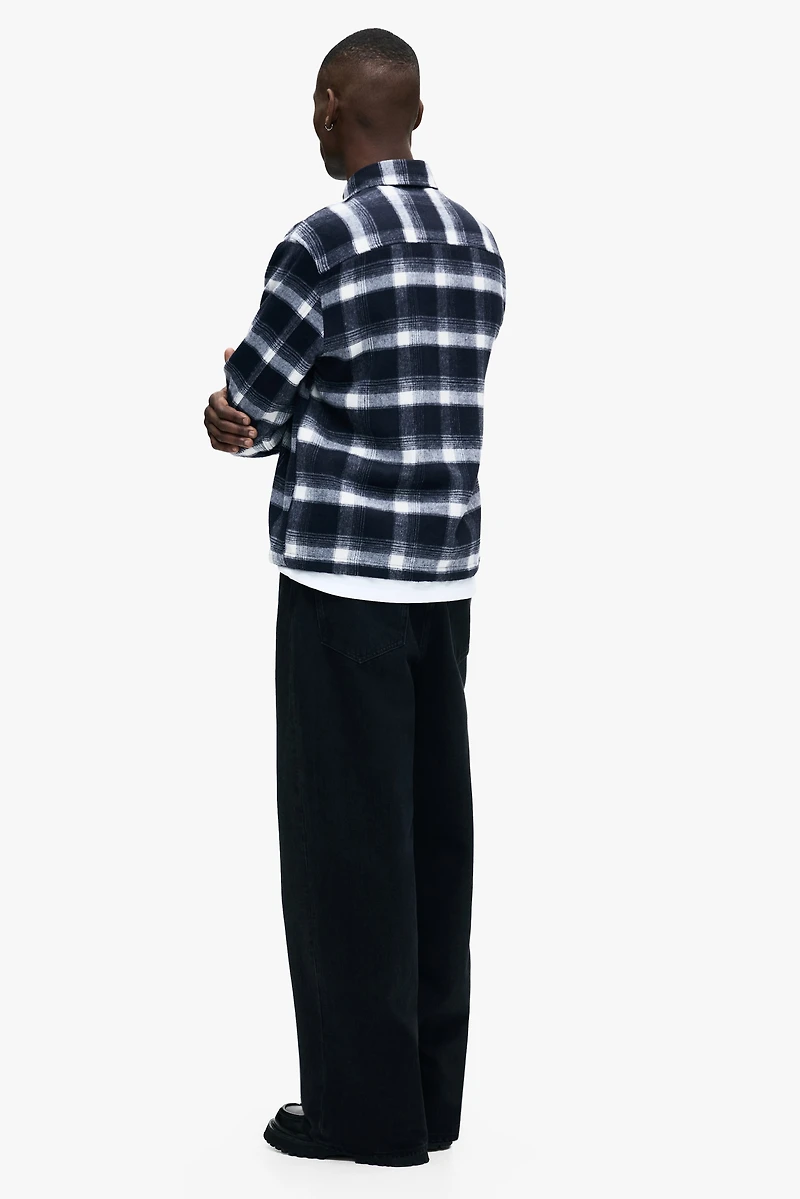 Regular-Fit Flannel Overshirt